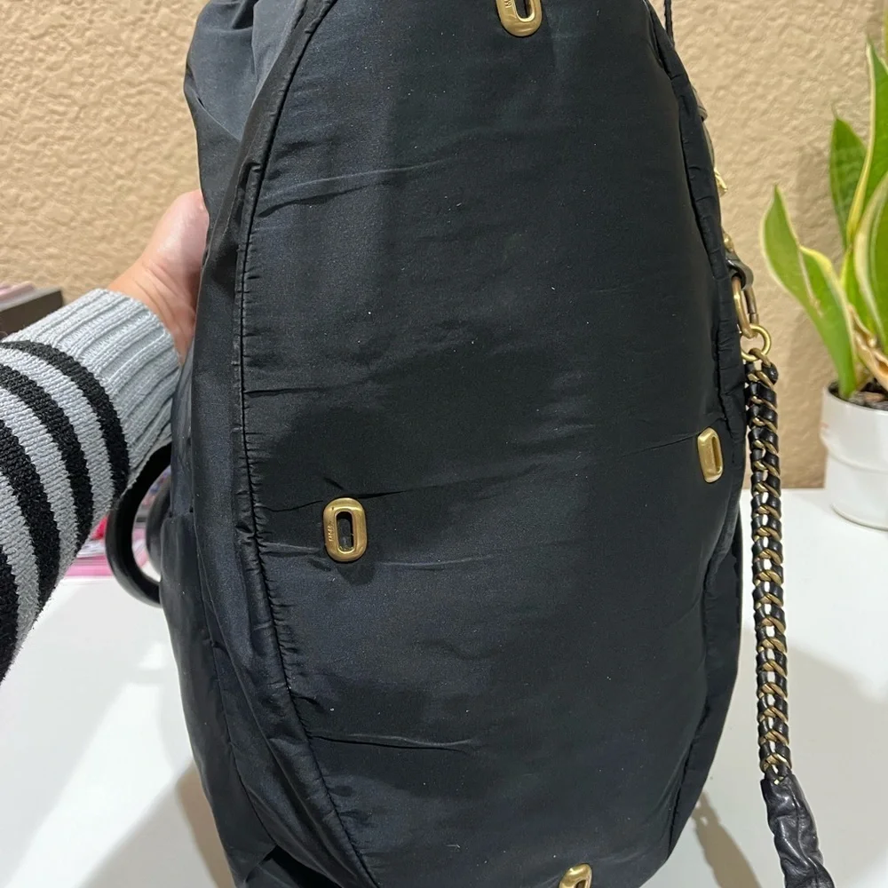 MCM 2WAY BLACK POLYESTER BAG - Picture 8 of 16